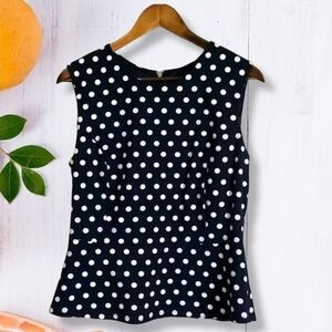Peter Nygard Poka Dot Top